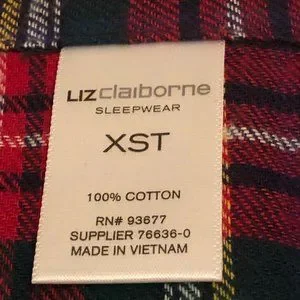 Liz Claiborne Intimates Sleepwear Liz Claiborne Womens Tall Long Sleeve 2pc Flannel Pant Pajama Set Xst Poshmark